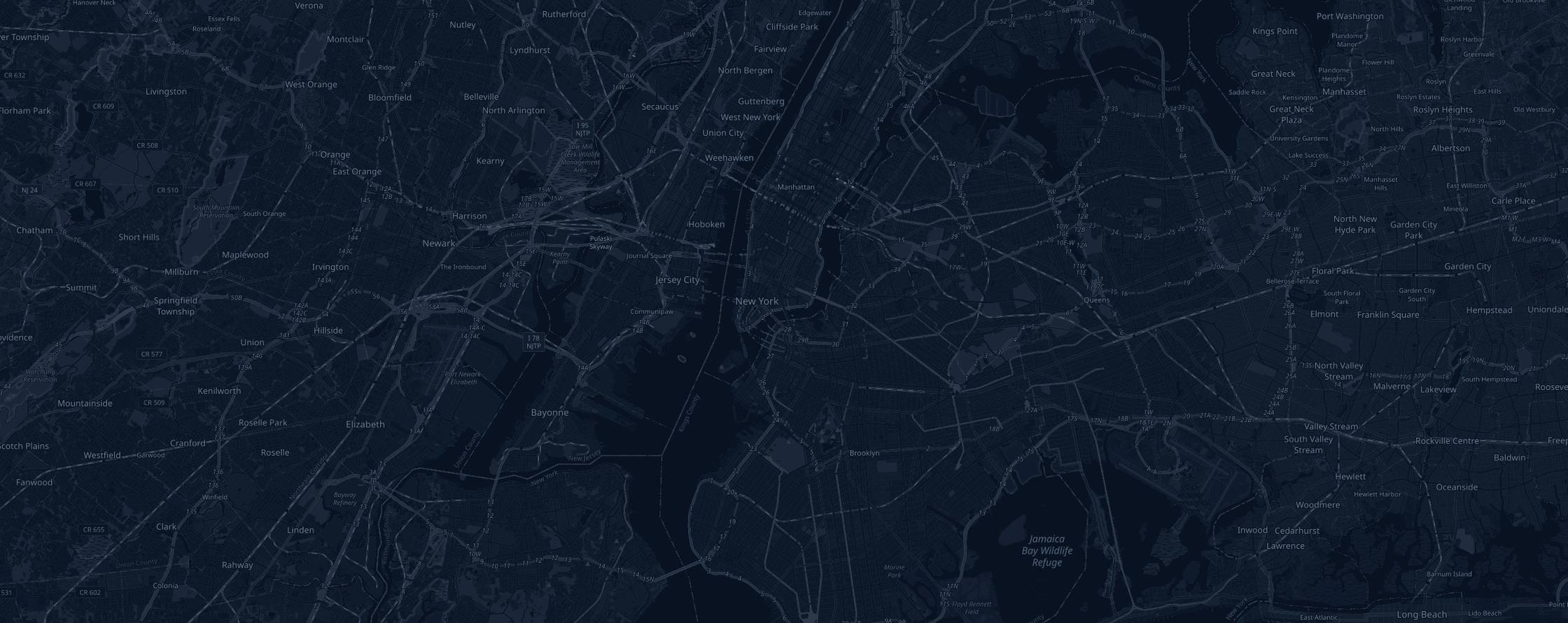 Map of the New York City Marathon course with the 20 aid tables marked